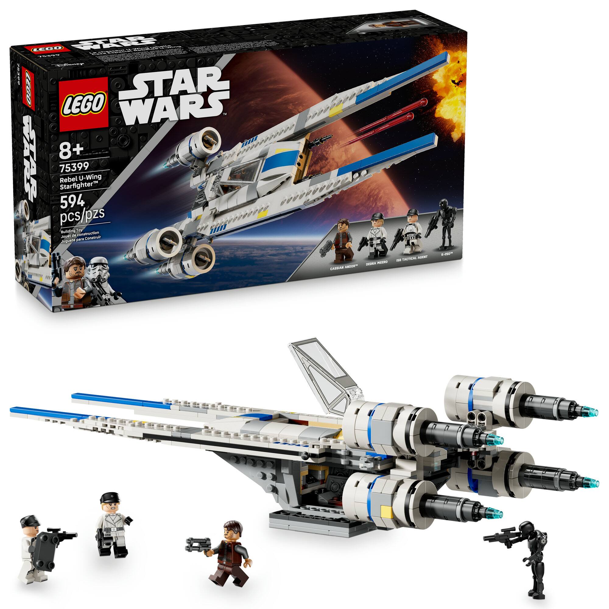 LEGO® Star Wars: Andor™ Rebel U-Wing Starfighter™ Buildable Vehicle Model 75399